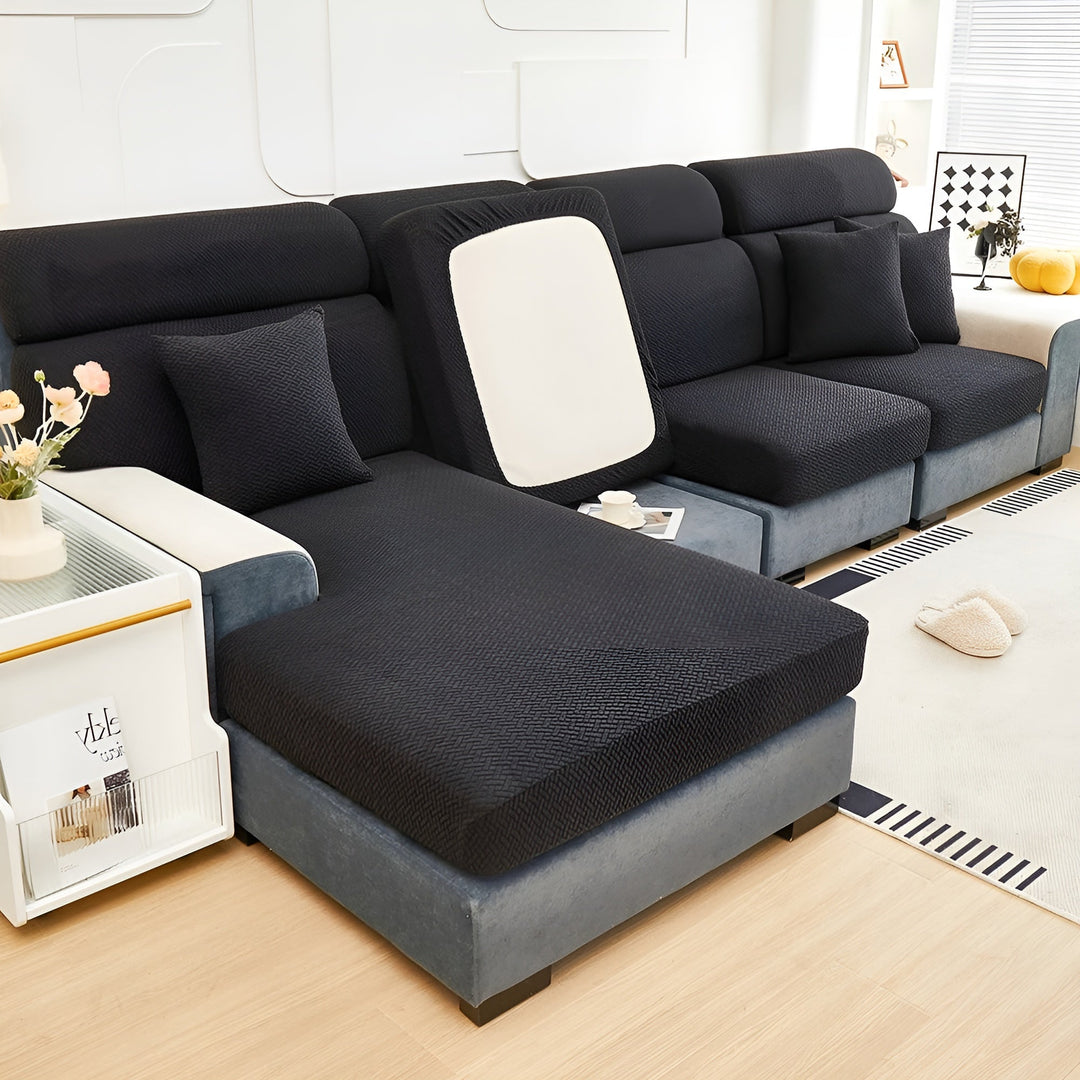 Elastic Sofa Cover – Water-Repellent and Tailored | Protective Cover Made from Stretch Fabric | Bowlift