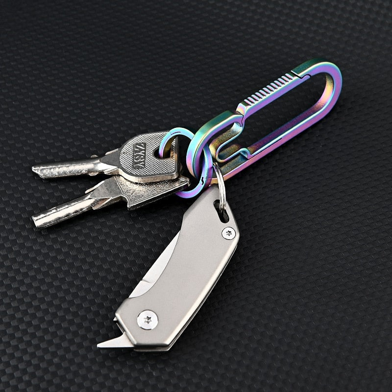 Azura | Titan-Titanium alloy Bag Keychain Knife