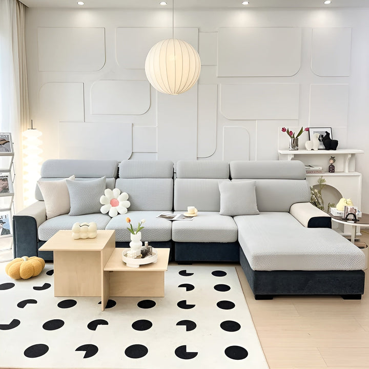 Elastic Sofa Cover – Water-Repellent and Tailored | Protective Cover Made from Stretch Fabric | Bowlift
