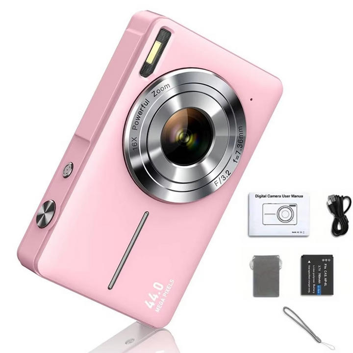 Azura | High-Resolution Kids' Digital Camera - 1080P HD, 44MP with 16X Zoom