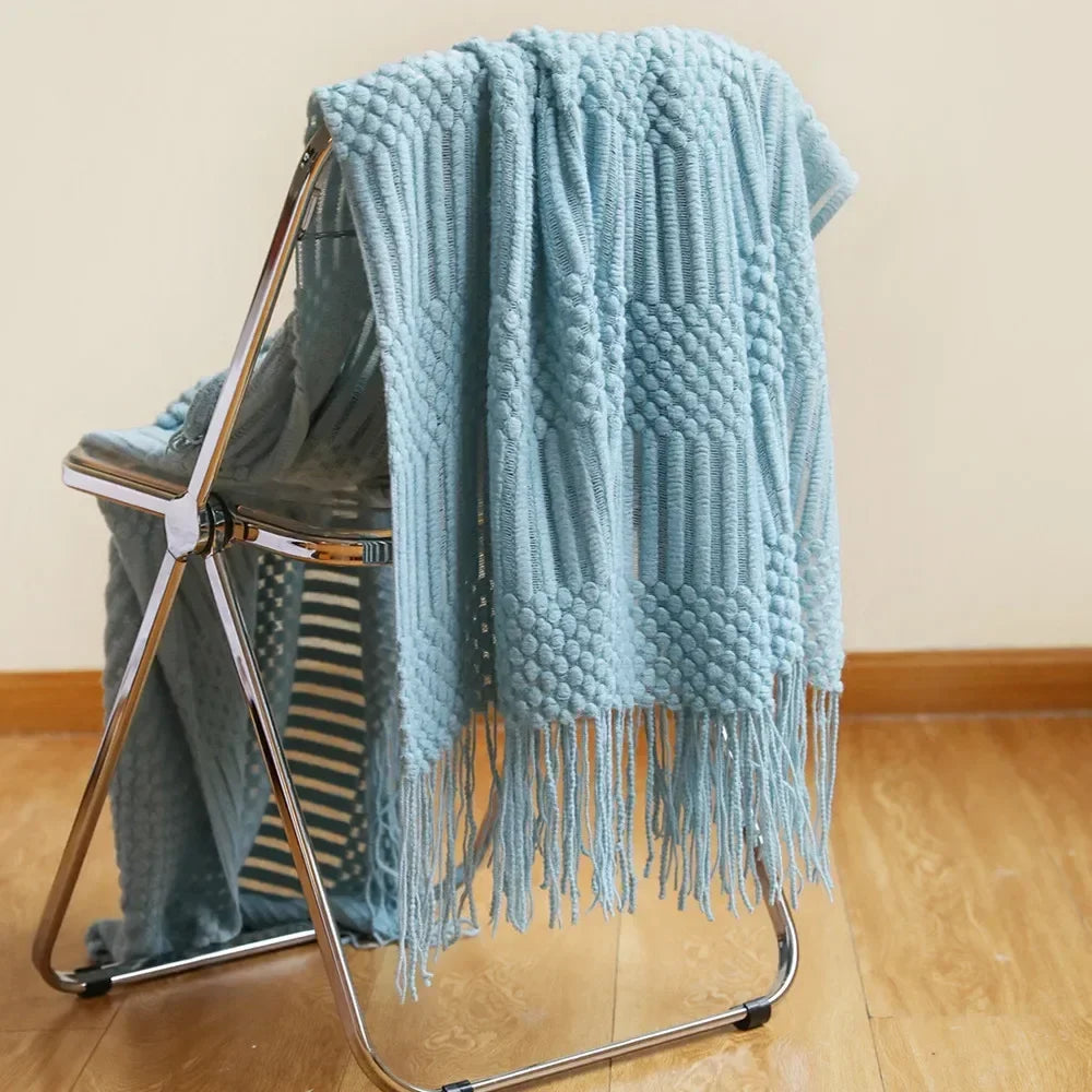 Azura | Nordic Style Dick Knitted Blanket