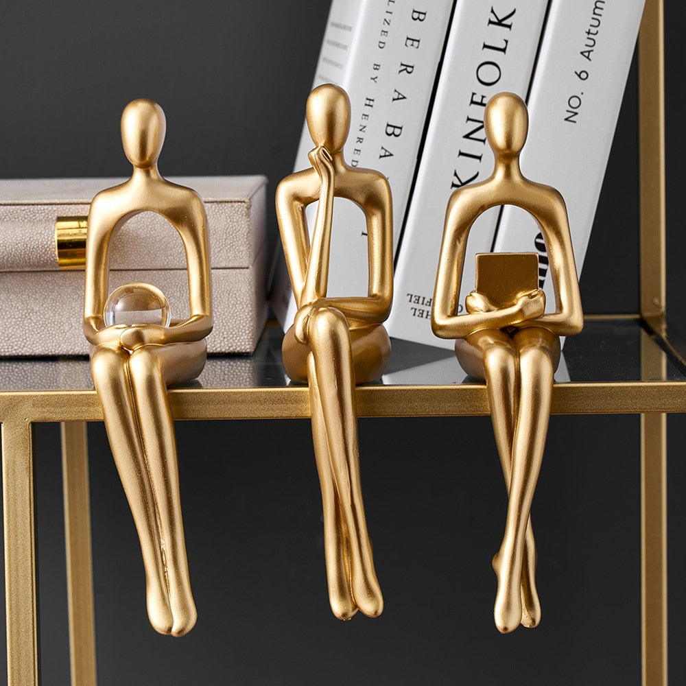 BowLift | Modern Figurines Abstract Home Decor Sculpture