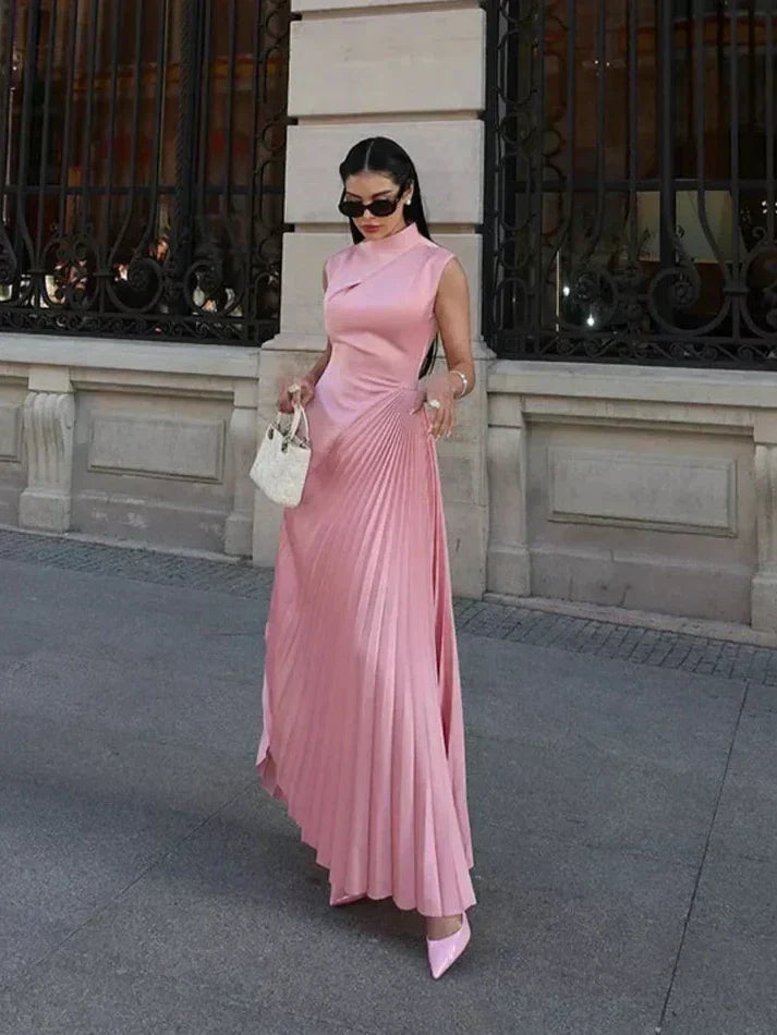 Ellison - Classy Draped Maxi Dress