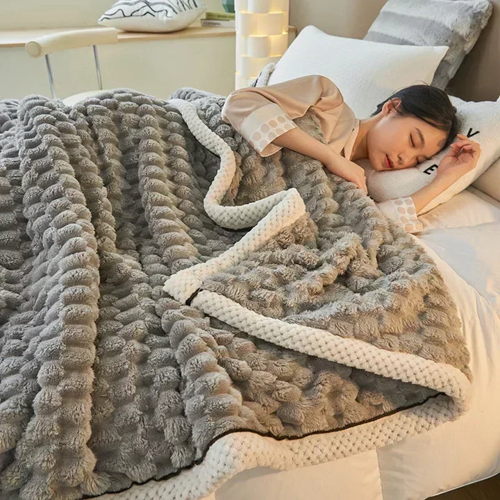 Azura | TurtleVelvet | Autumn Flannel Blanket