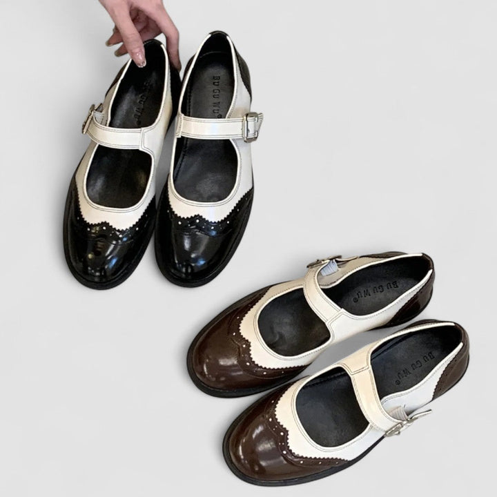 CAITLYN – CLASSIC MARY JANE FLATS