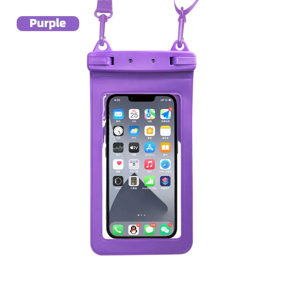 Azura | Waterproof Smartphone Case DryVault | Full View Design | Side Accessible | With Carrying Strap