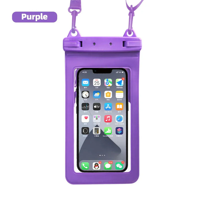 Azura | Waterproof Smartphone Case DryVault | Full View Design | Side Accessible | With Carrying Strap