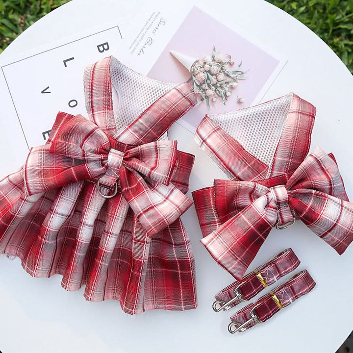 Azura | Adjustable Dog Harness with Elegant Bow for Stylish Walks