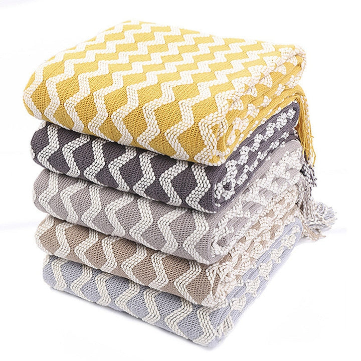 Azura | YELLOW BOHO CHECK PATTERN