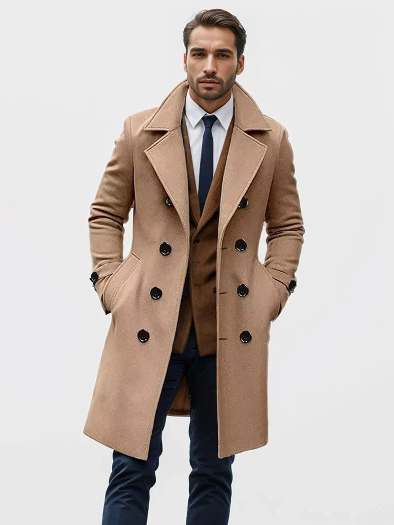 Jacob - Stylish Men's Trench Coat