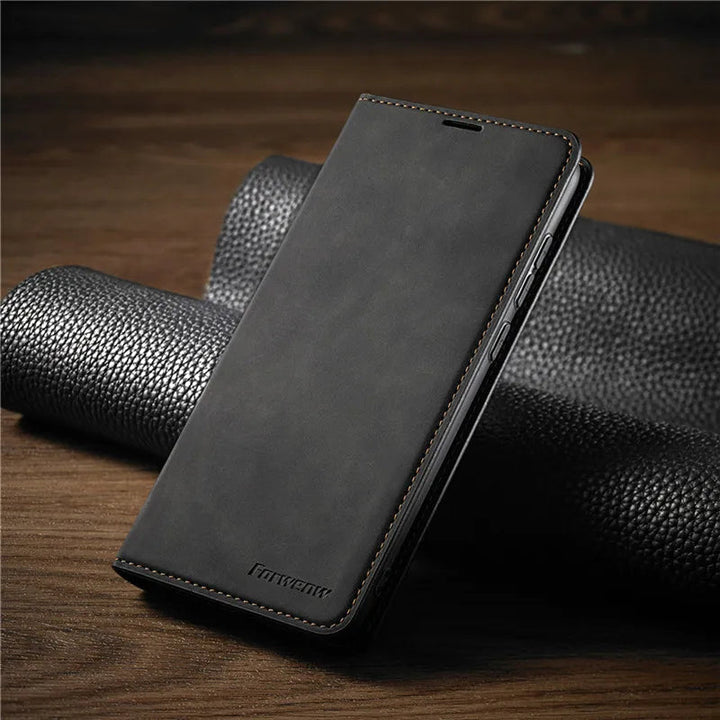 Azura | Magnetic Leather iPhone Case – Stylish Protection with Quality