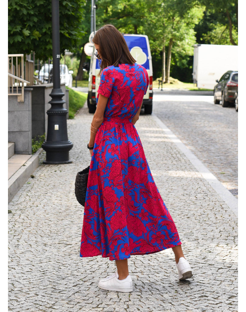 Yasmine | Elegant V-Neck Dress