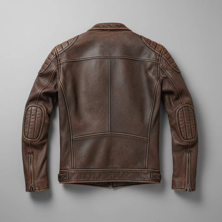 ETHAN – CLASSIC MOTORSTYLE FAUX LEATHER JACKET
