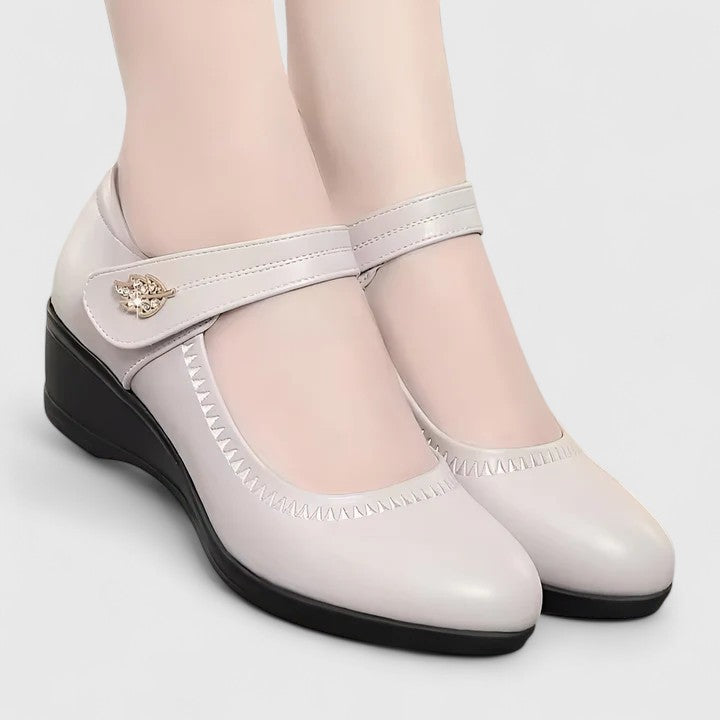 LILLIAN – ELEGANT MARY JANE WEDGE SHOES