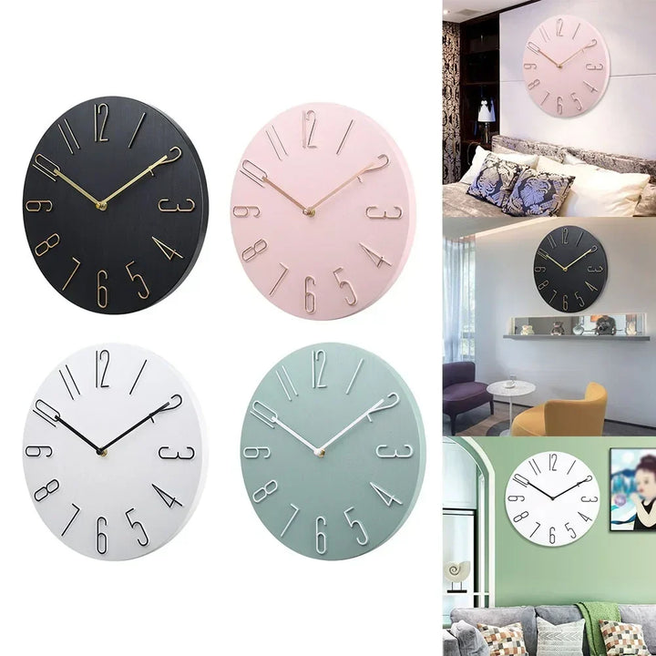 BowLift | QuartzLine | Simple, minimalist wall clock
