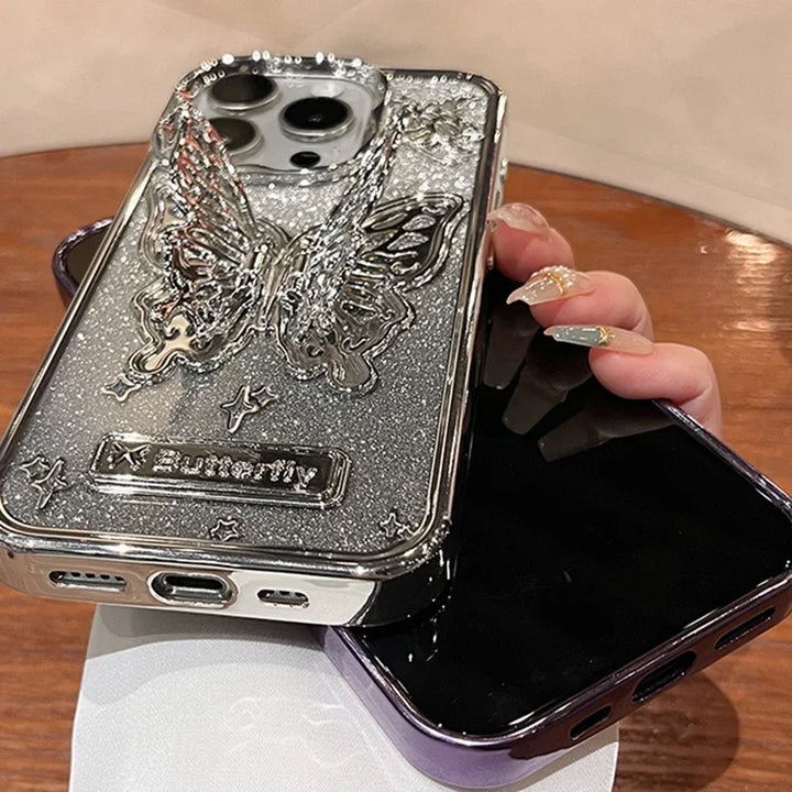 BowLift | Butterfly Light Transparent iPhone Case