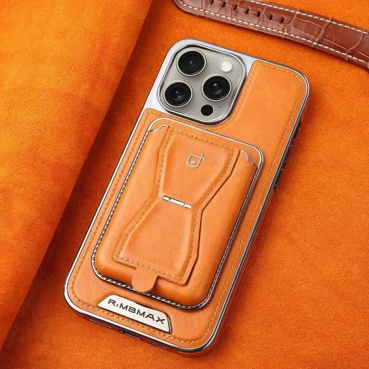 Azura | Lux Hold Leather Wallet Stand iPhone Case