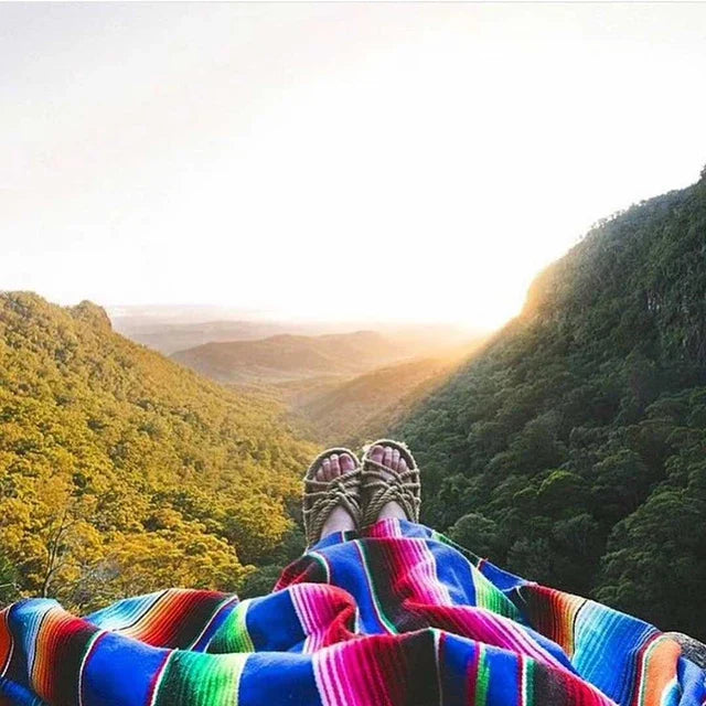 Azura | Colorful Mexican Serape Blanket