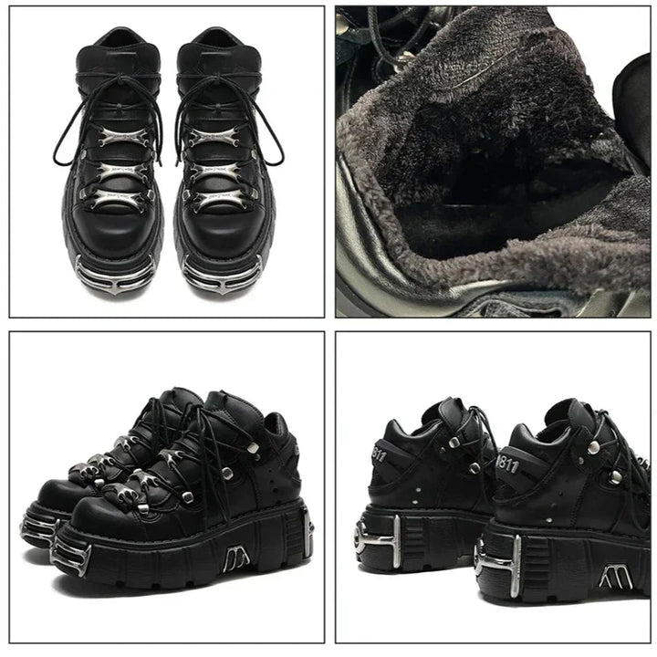 Rebel Rider Punk Ankle Shoes
