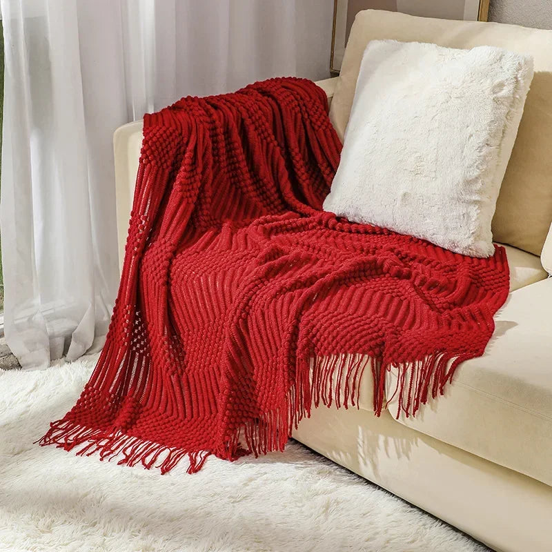 Azura | Nordic Style Dick Knitted Blanket