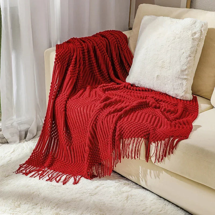 Azura | Nordic Style Dick Knitted Blanket