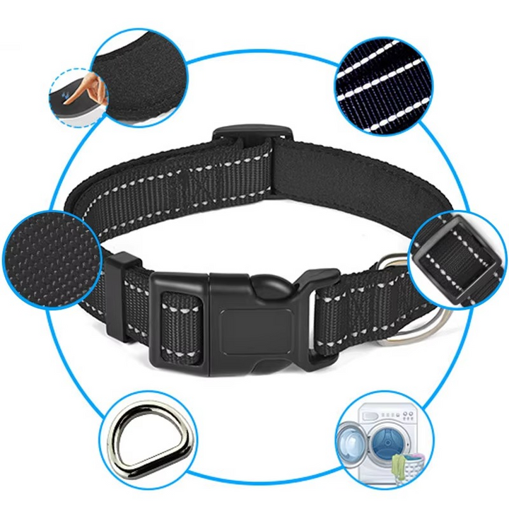 Azura | Reflective Comfort Collar for Dogs – Soft, Adjustable, and Breathable