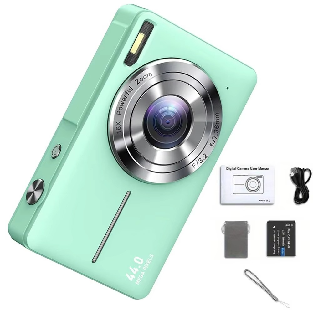 Azura | High-Resolution Kids' Digital Camera - 1080P HD, 44MP with 16X Zoom