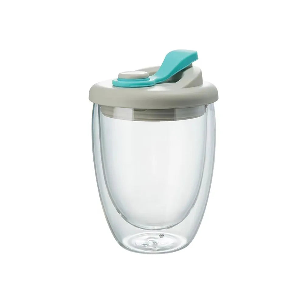 Azura | Leak-Proof Double Wall Glass Transparent Mug