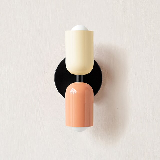 BowLift | Cream Double-Head LED Wall Lights