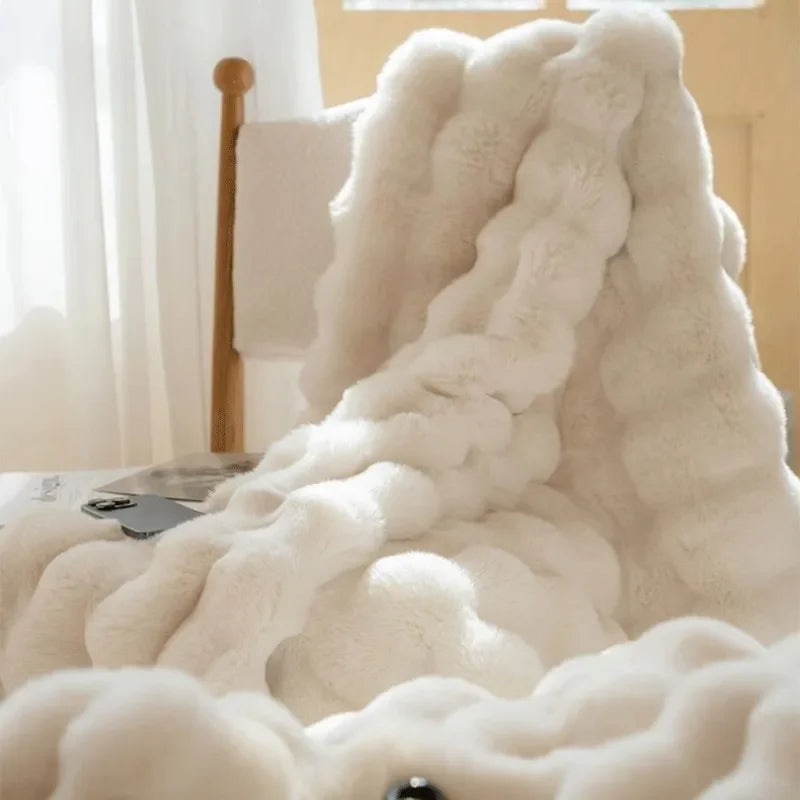 Azura | PlushCozy | Faux Fur Winter Blanket
