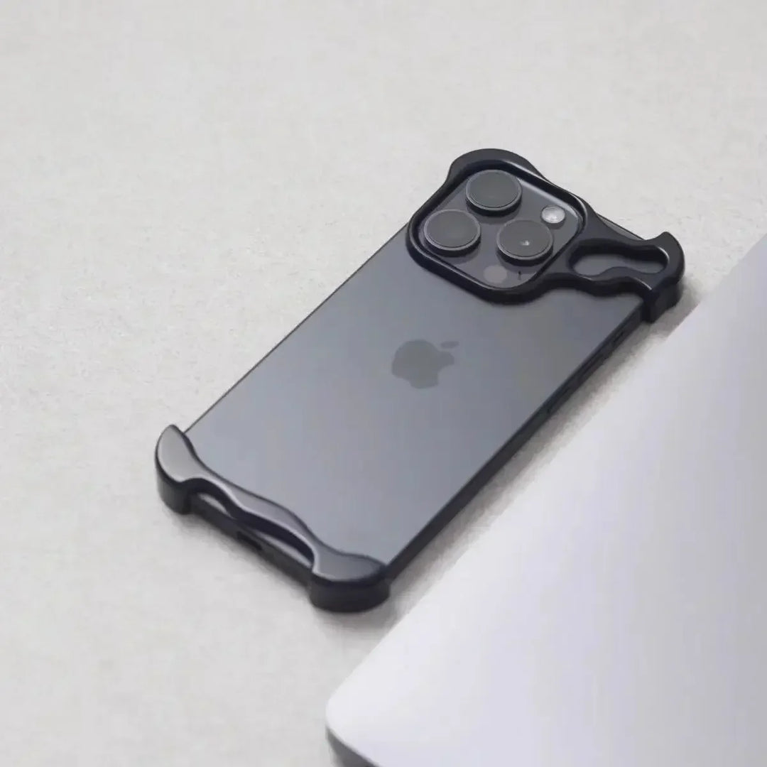Azura | Luxury Irregular Metal Bumper Phone Case