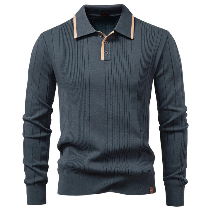Borcho - Long Sleeve Winter Polo Shirt