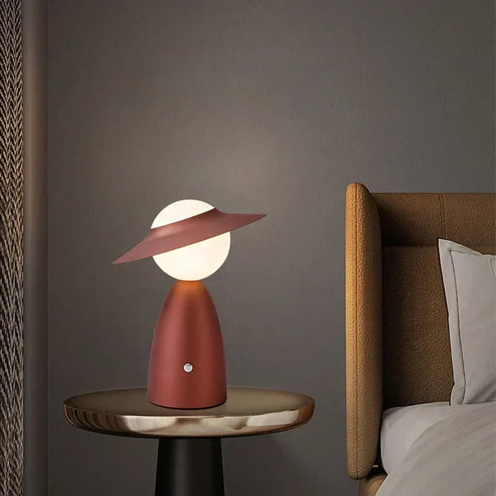 BowLift | Battery Table Lamp Man with Hat