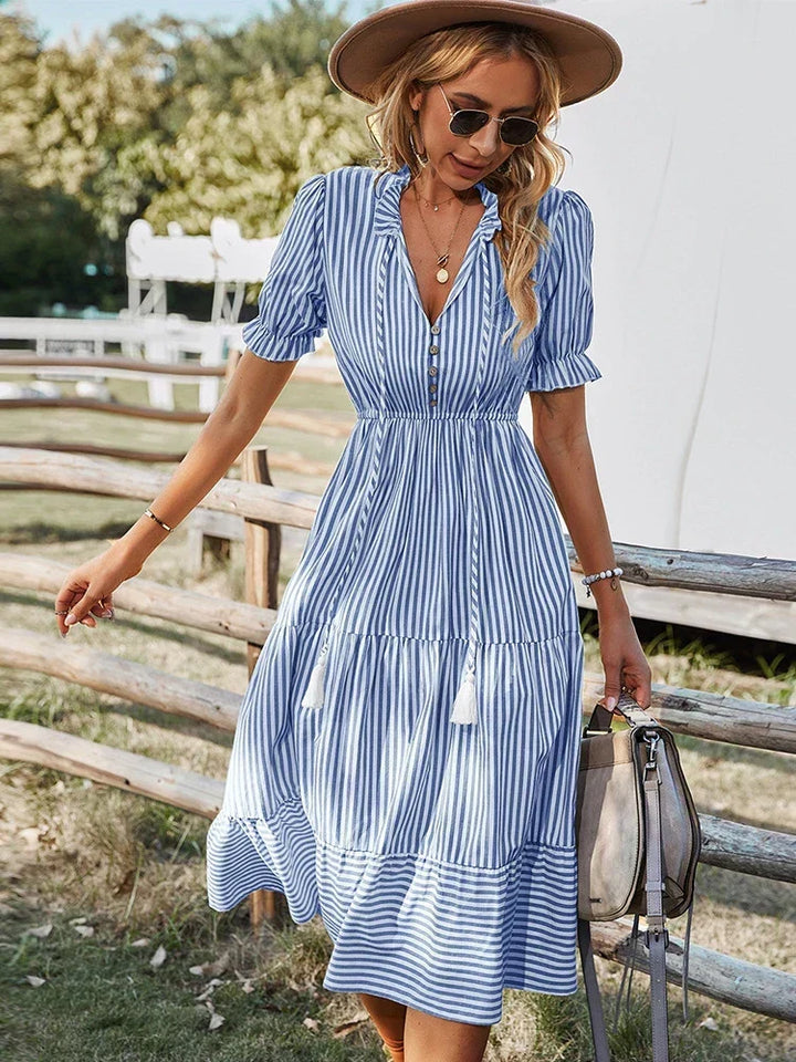 Bernice | Classic Striped Dress