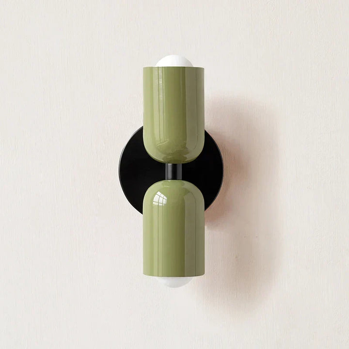 BowLift | Double Head Wall Lamp Black Base