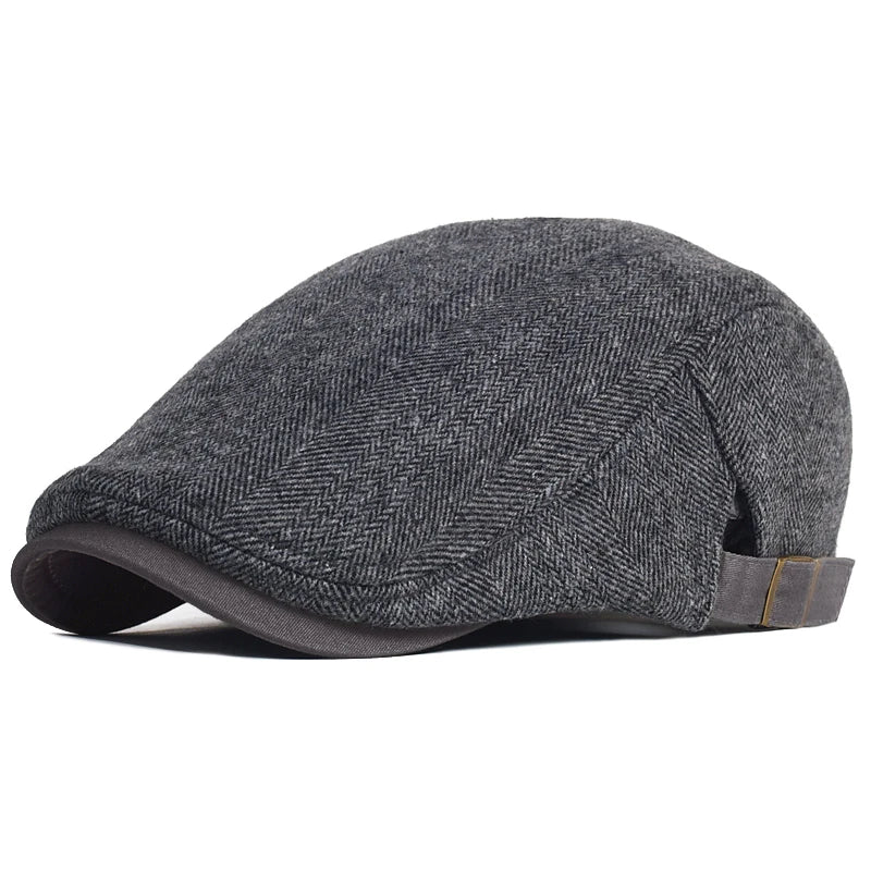 Beeckhoven™ | Modern Men's Cap with Herringbone Pattern