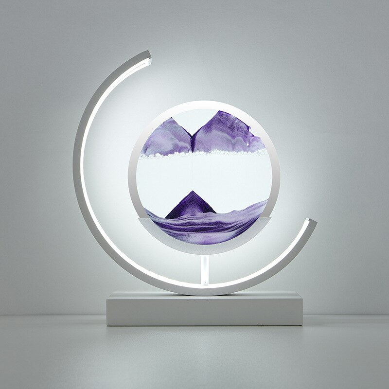 BowLift | LED Table Lamp with Moving Sand Landscape – SandLight
