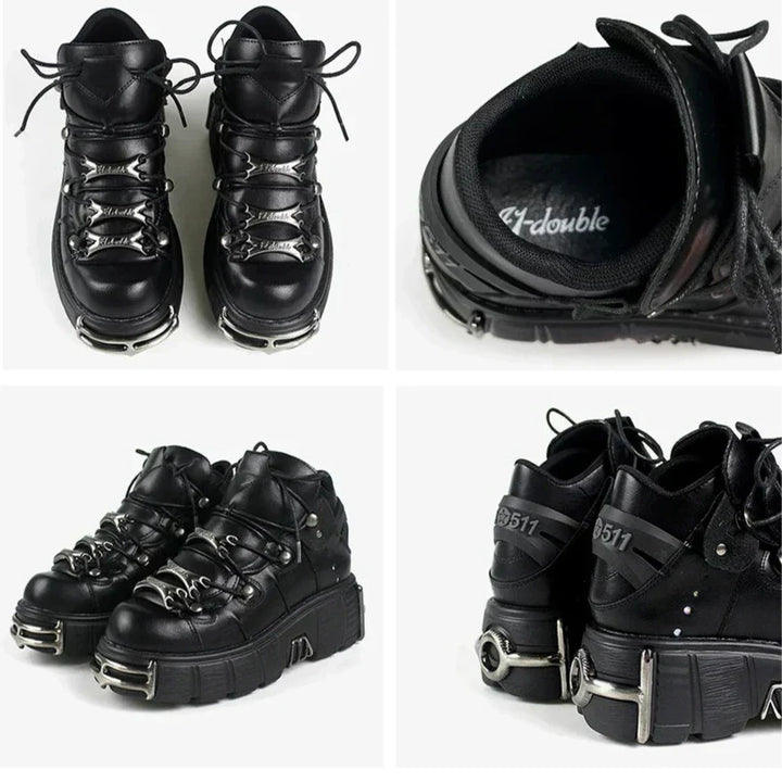 Rebel Rider Punk Ankle Shoes