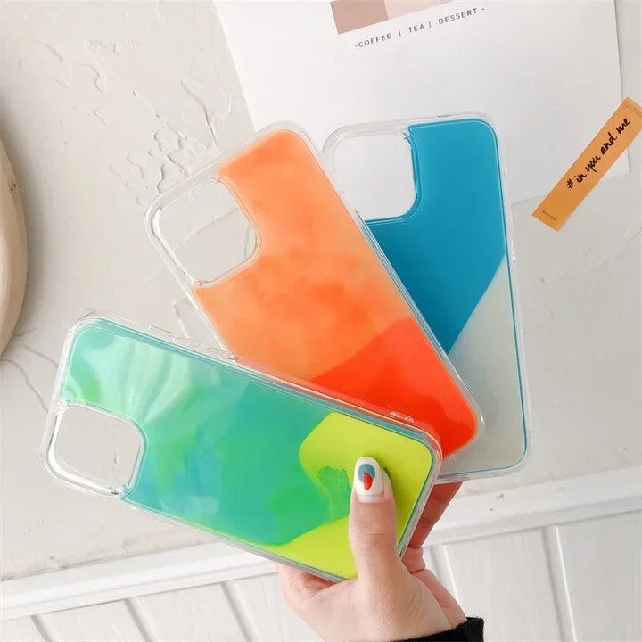 Azura | Luminous Quicksand iPhone Case