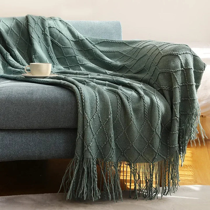 Azura | Nordic Style Dick Knitted Blanket