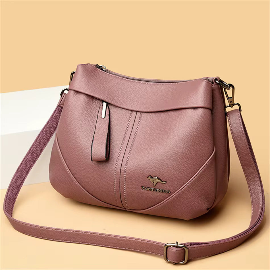 Savine Soft Leather Messenger