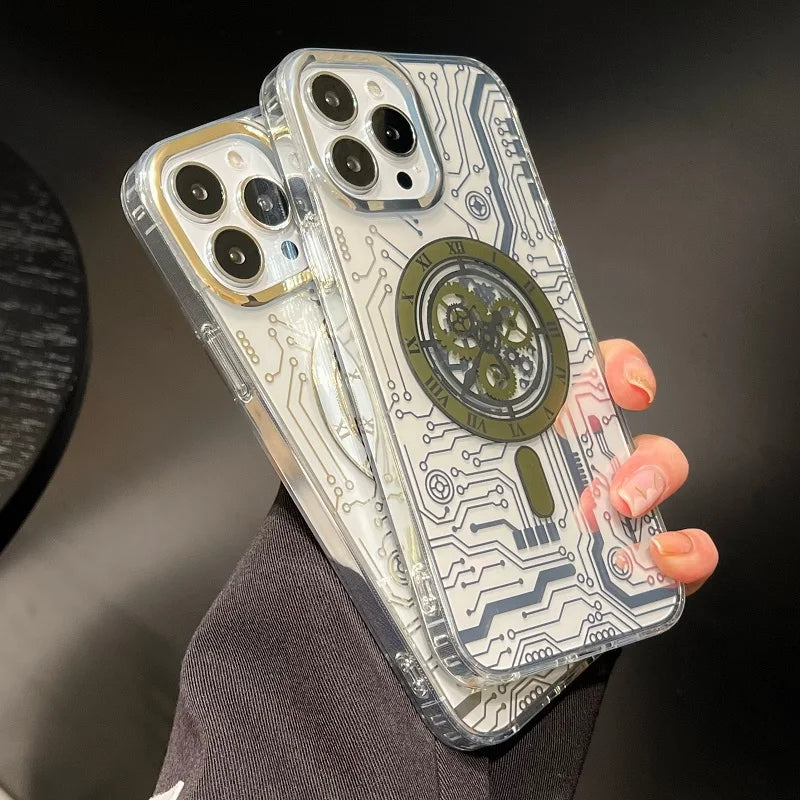 Azura | Machine Clock Magsafe iPhone Case