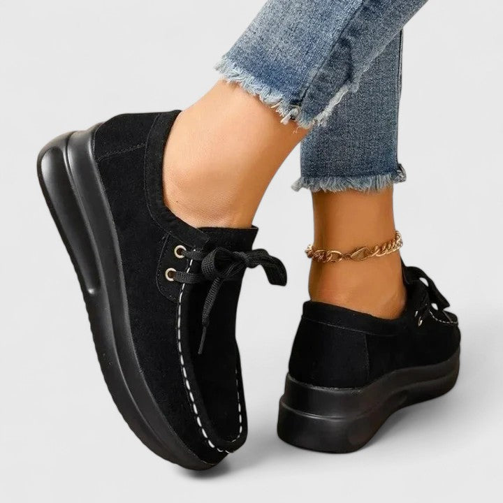 PERRIE – PLATFORM MOCCASIN SHOE