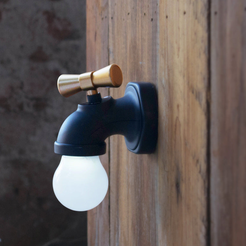 BowLift | Modern creative faucet ABS PC USB LED night light wall lamp
