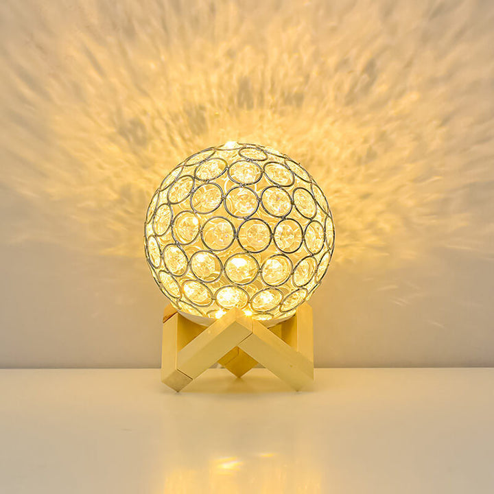 BowLift | Modern Minimalistic Round USB Rechargeable LED Night Light Table Lamp