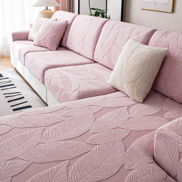 BowLift | Waterproof Sofa Cover with Tropical Leaf Pattern – Elastic and Scratch Resistant – Full Protection for Sofas