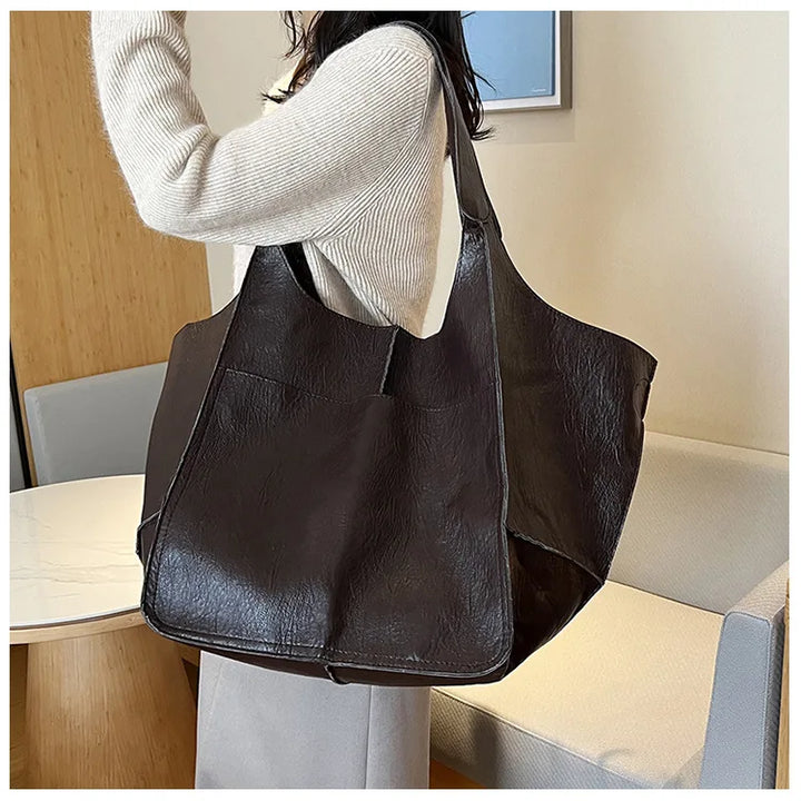 Ruth - Timeless Allure Leather Tote Bag