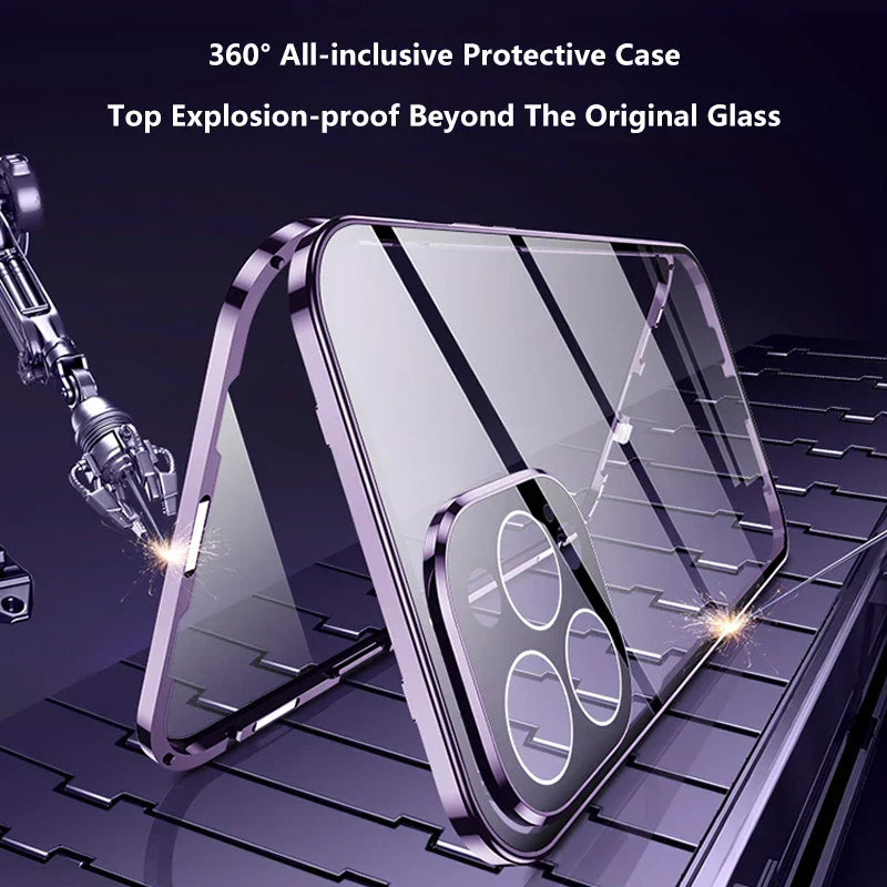 BowLift | Invisible Shield Full Cover Anti-Peep Privacy  Magnetic Phone Case
