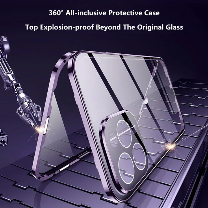BowLift | Invisible Shield Full Cover Anti-Peep Privacy  Magnetic Phone Case