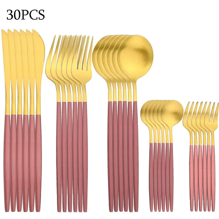 BowLift | RefinedTable | 30-piece cutlery set